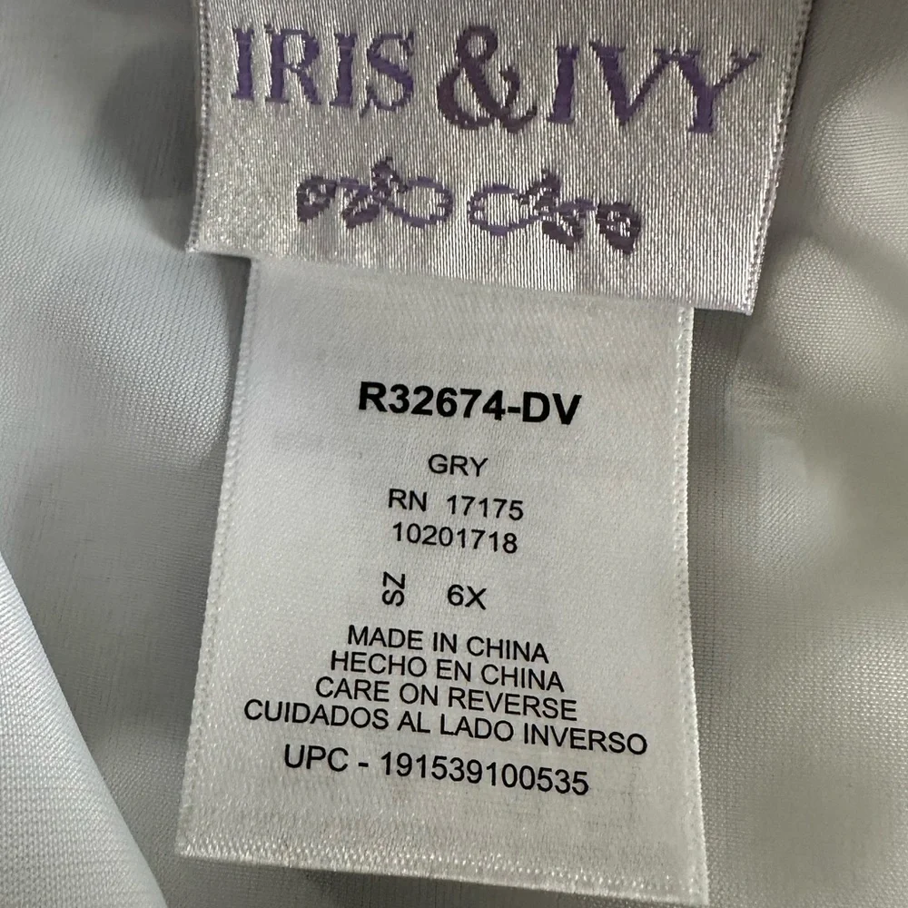 Iris & Ivy Floral Party Dress 6X - Picture 7 of 12